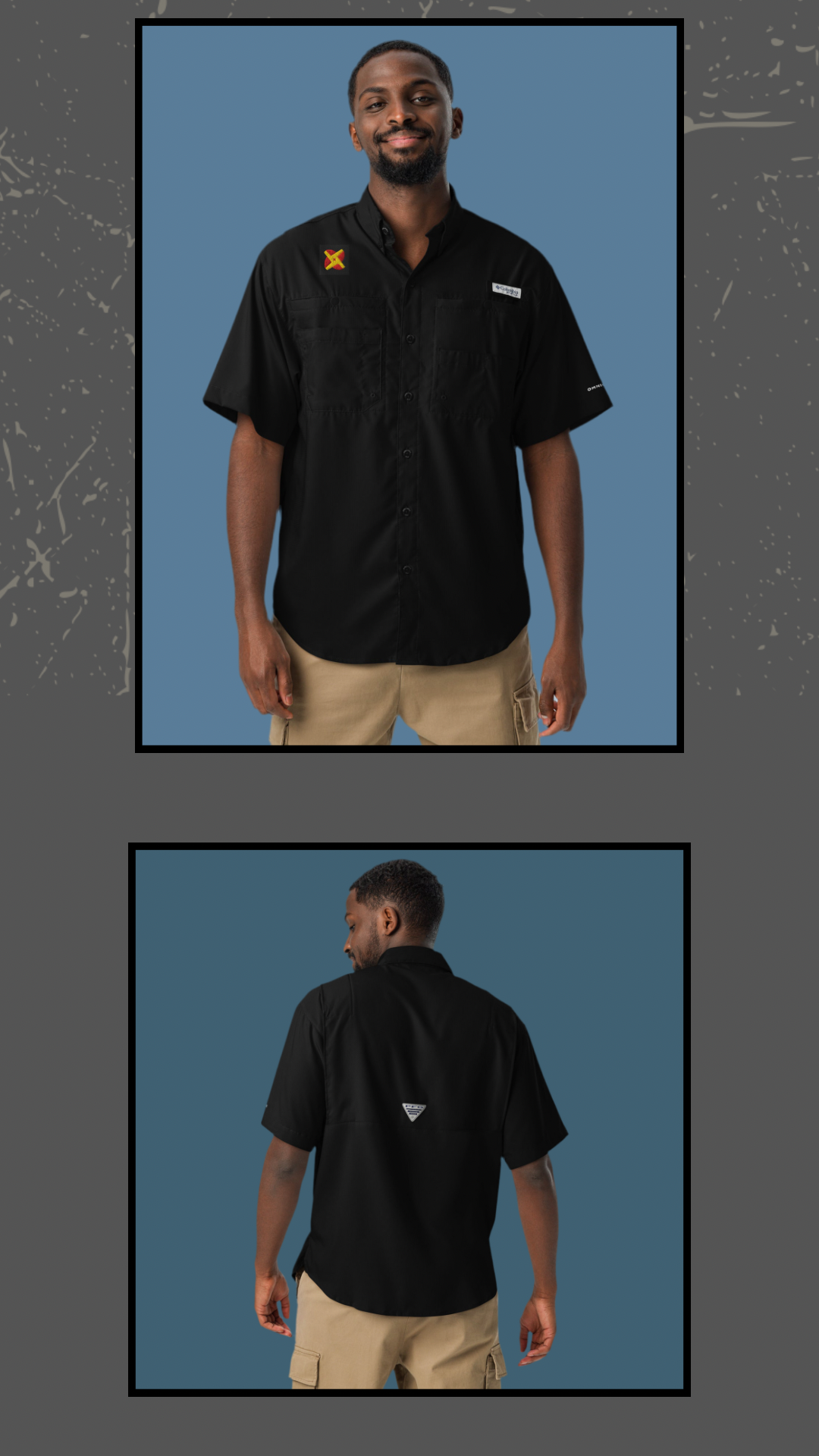 Men’s Columbia short sleeve button shirt