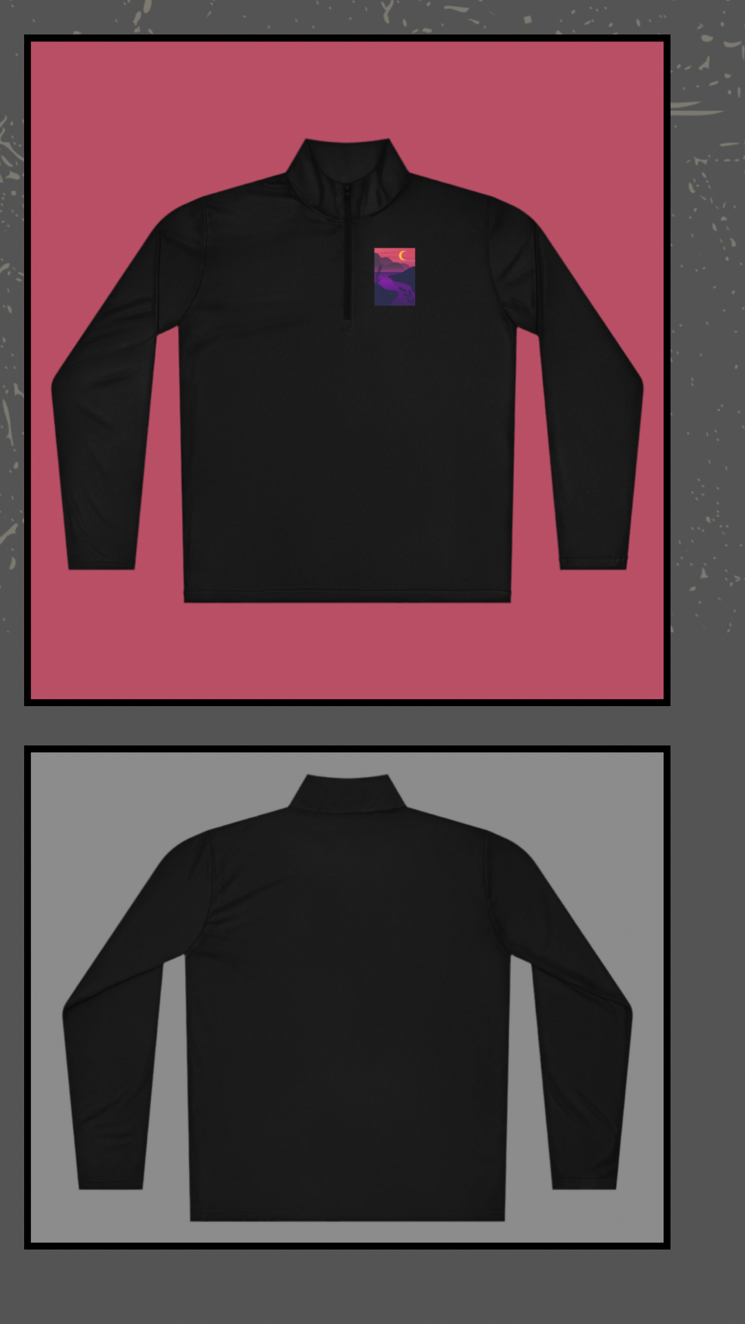 Lightweight quarter-zip pullover