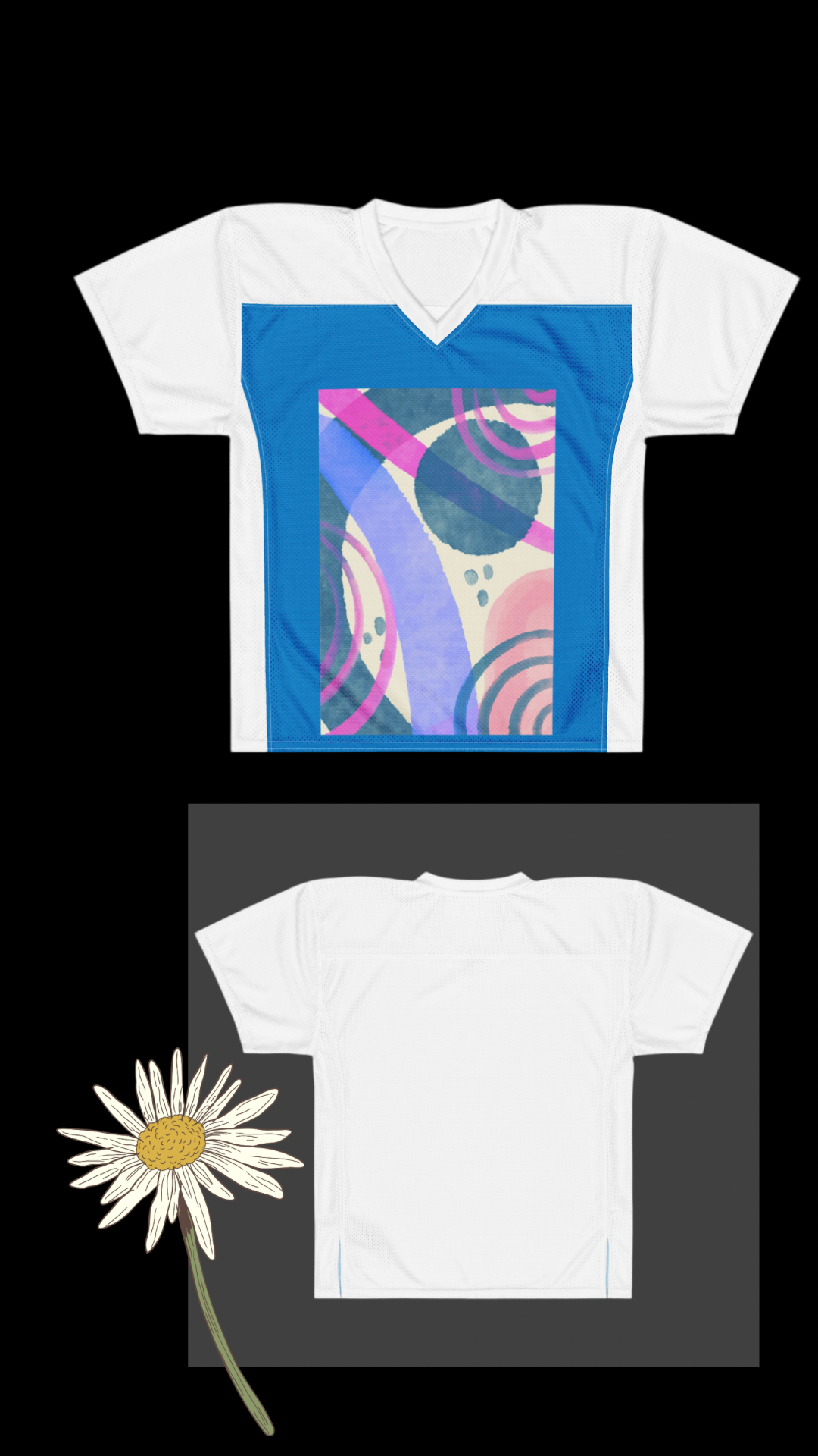 American football jersey