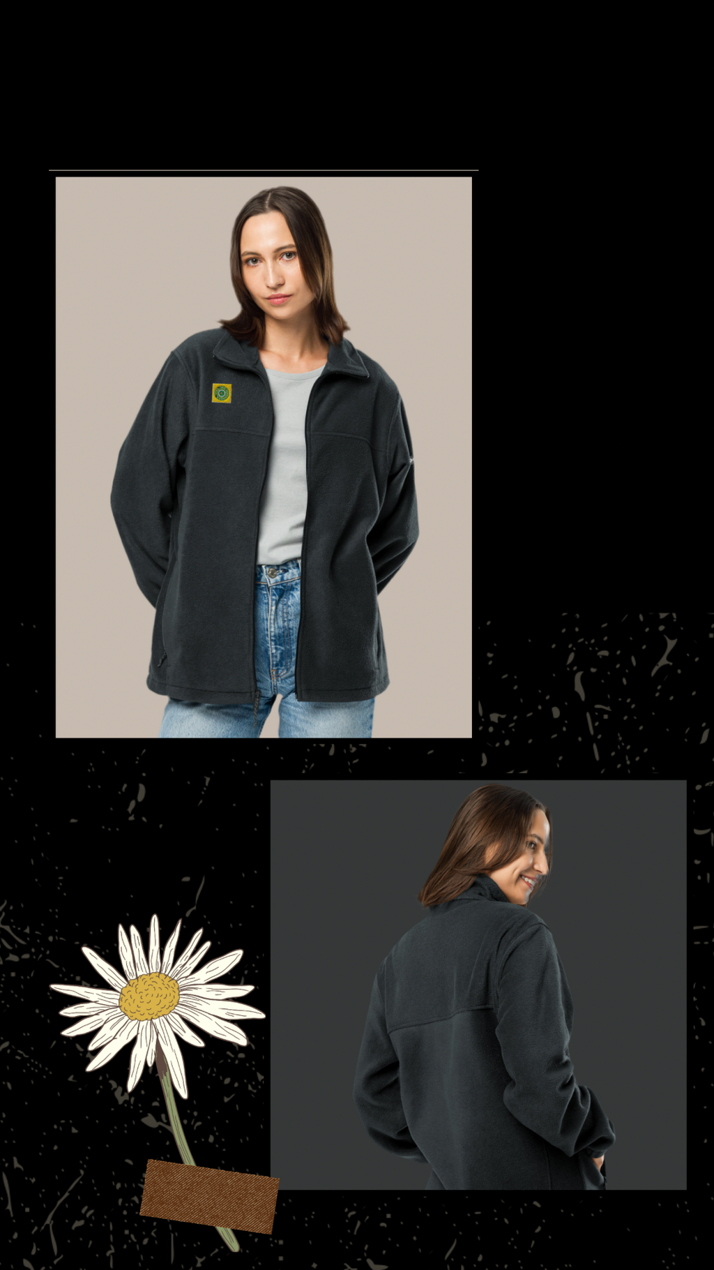 Unisex Columbia fleece jacket