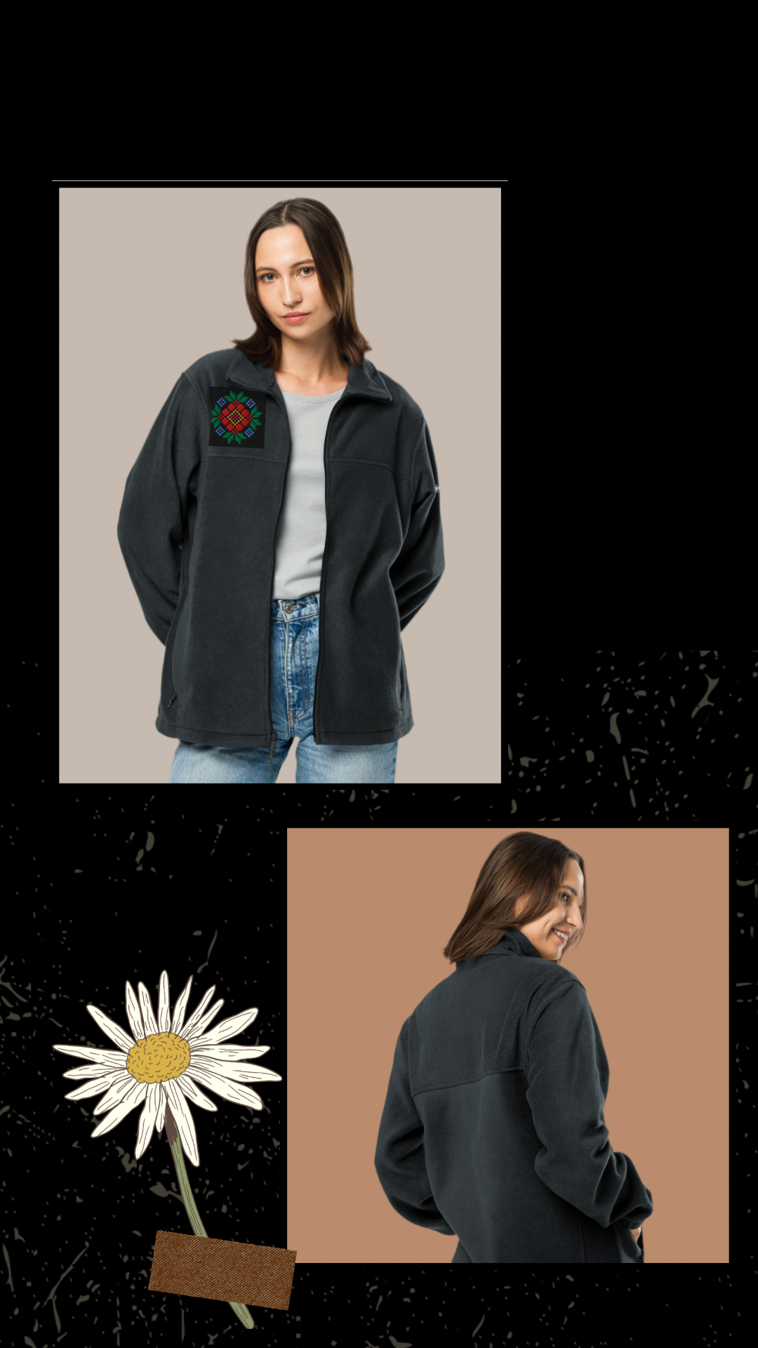 Unisex Columbia fleece jacket