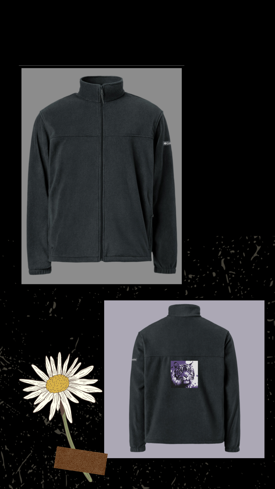 Unisex Columbia fleece jacket