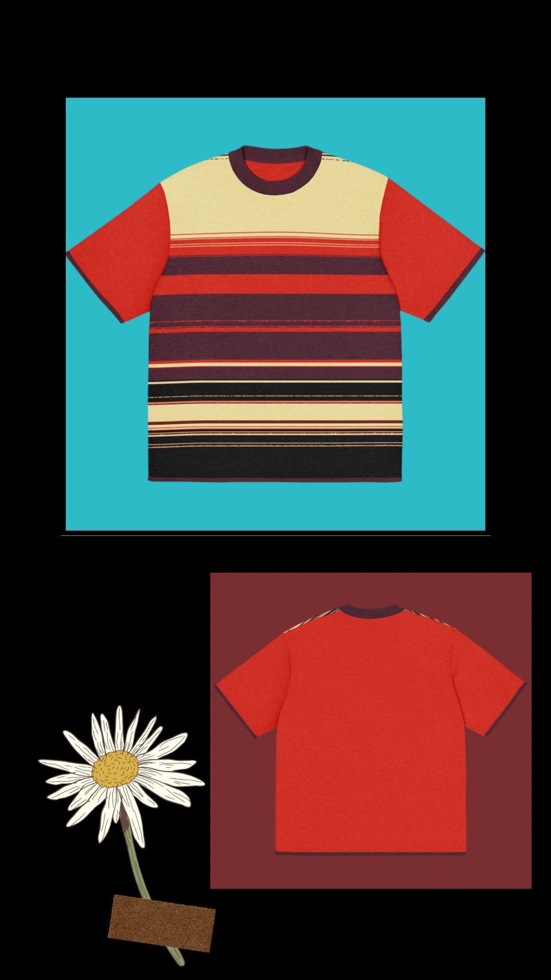 Knitted classic tee