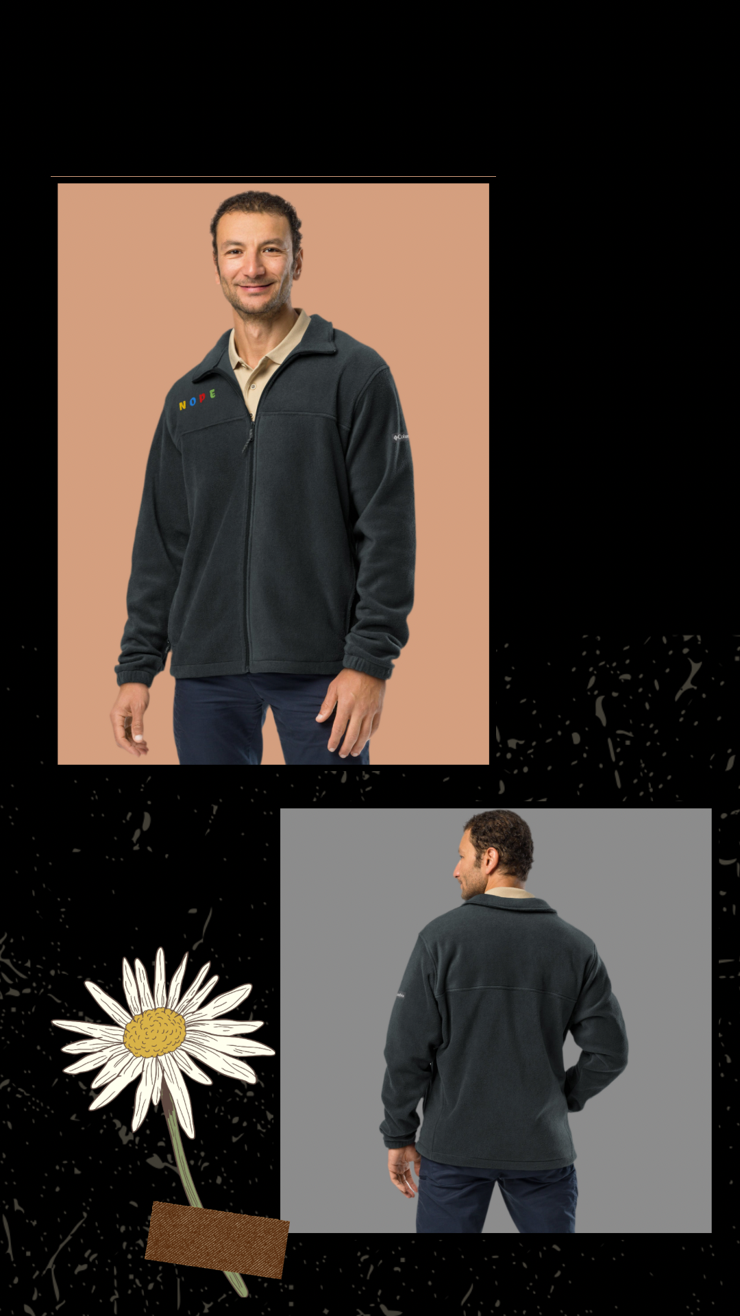 Unisex Columbia fleece jacket