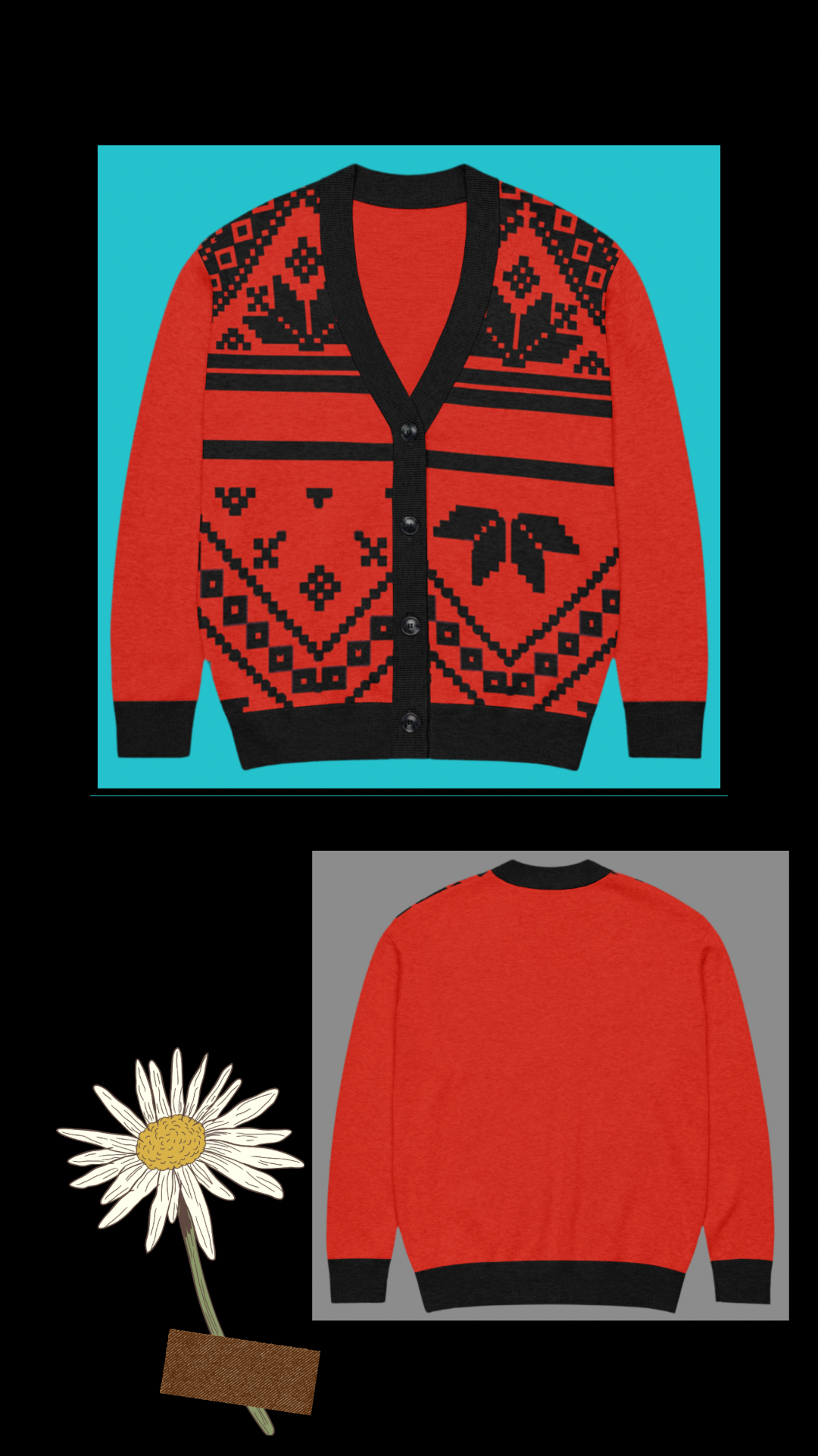 Knitted cardigan