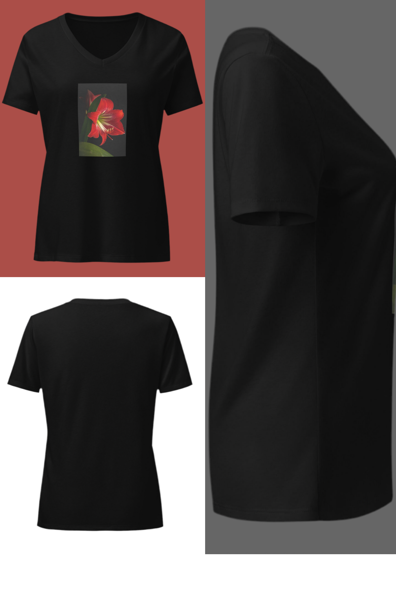 Women’s relaxed v-neck t-shirt