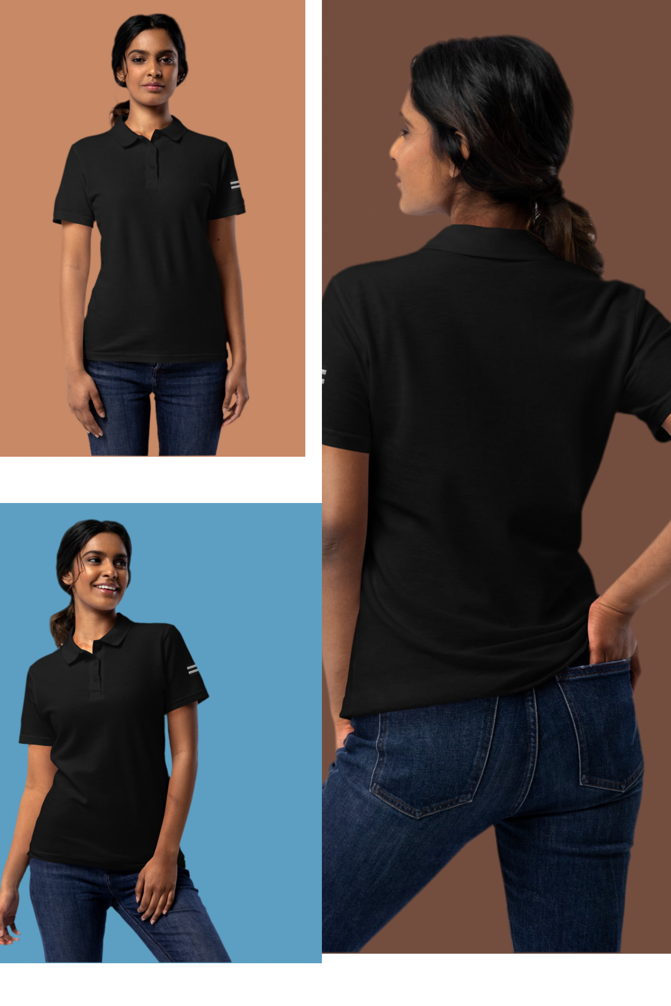 Women’s pique polo shirt