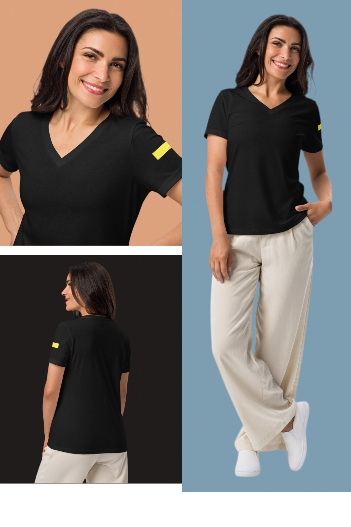 Women’s relaxed v-neck t-shirt