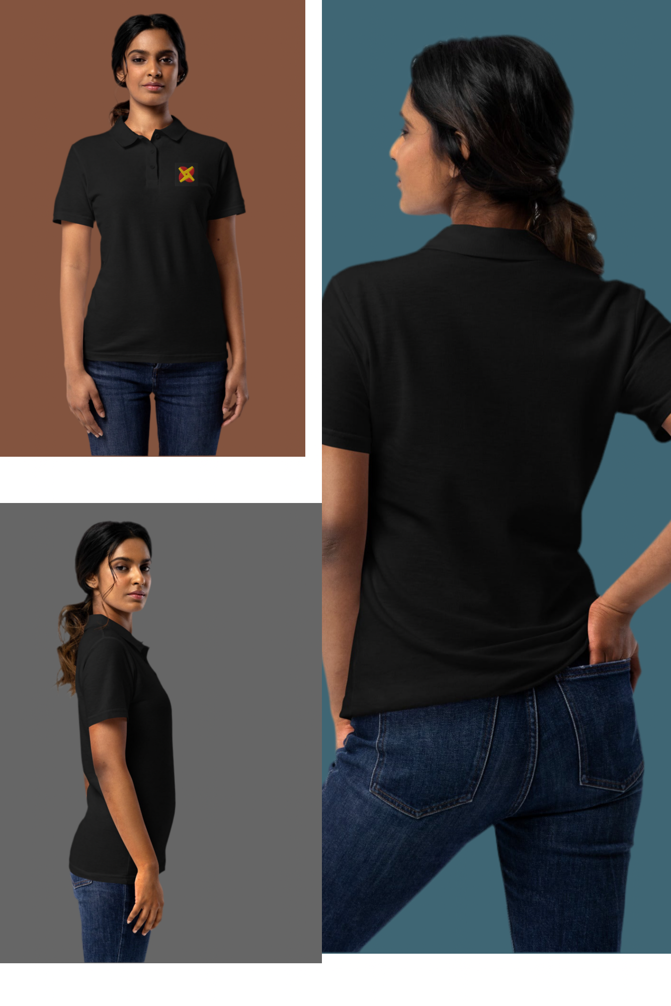 Women’s pique polo shirt