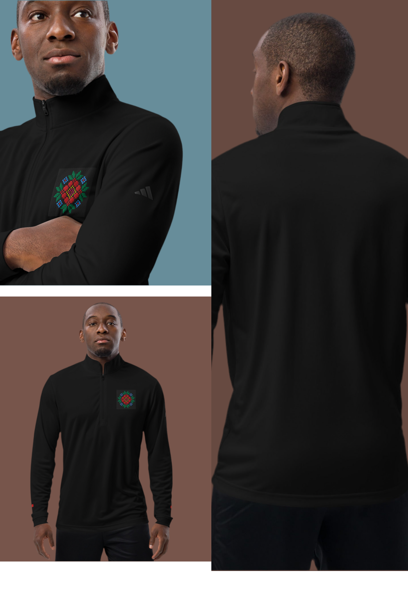 Quarter zip pullover