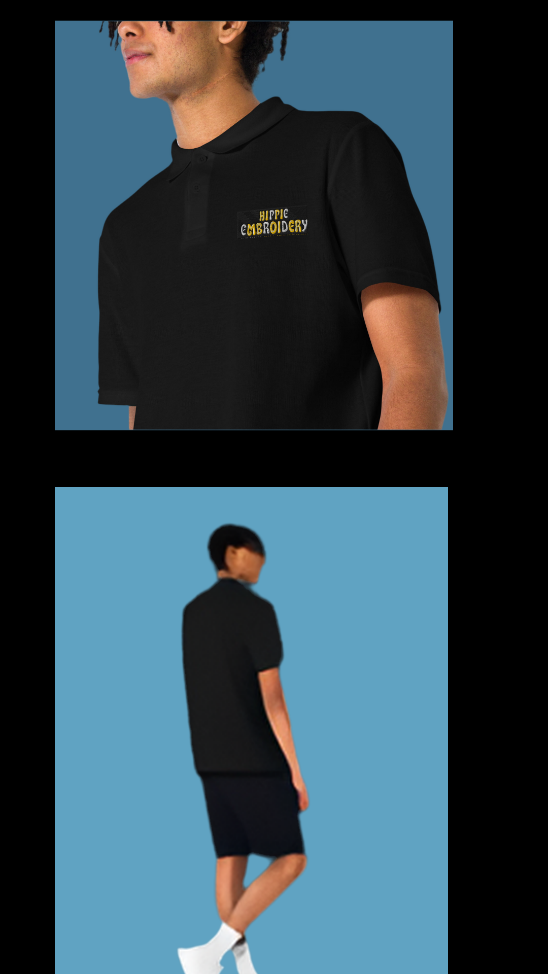 Unisex pique polo shirt